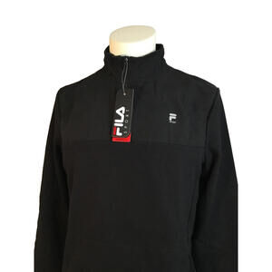 NWT FILA Fleece 2.0 Pullover – women – Black- med